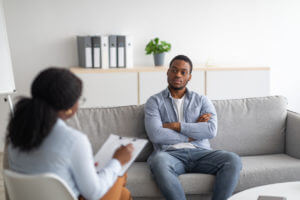 Patient with Psychological counselling